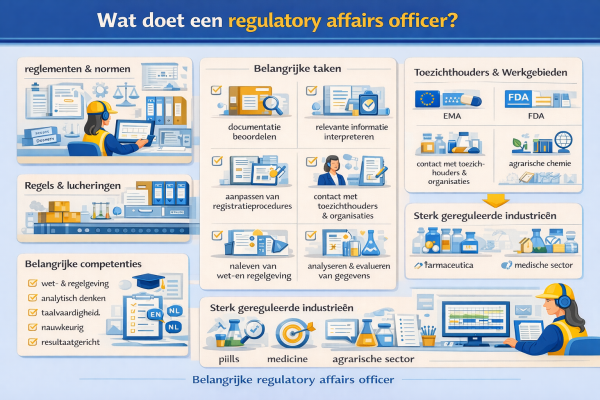 Wat doet een regulatory affairs officer